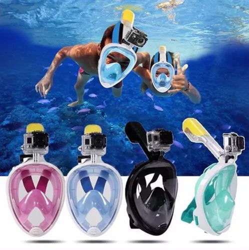 Mascara Snorkel Fulface Adulto GOPRO