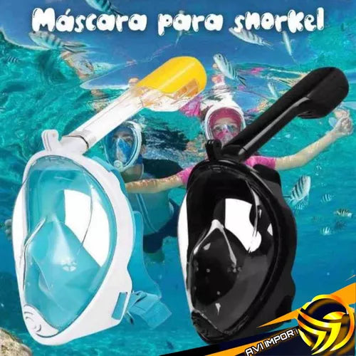 Mascara Snorkel Fulface Adulto GOPRO