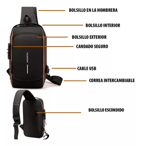 BOLSO MOCHILA ANTIROBO